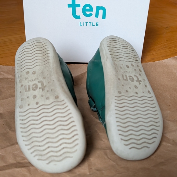 Ten Little Everyday Original Toddler Shoes Green 12 Sneakers Kids USED - Picture 7 of 7